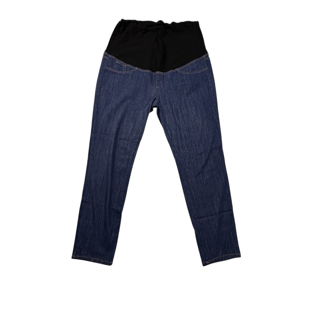 BHome Maternity Bootcut Jeans Black Elastic Full Belly Panel – Women’s Size XXL
